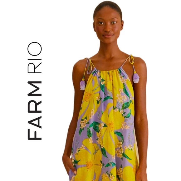 FARM Rio Other - FARM Rio Pietra Cover Up Maxi Dress